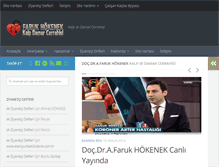 Tablet Screenshot of farukhokenek.com